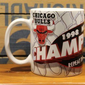 1998 NBA Champions Chicago Bulls 3-Peat Coffee Cup